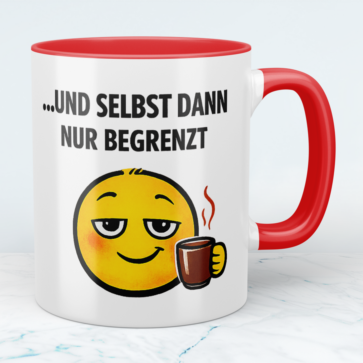 Ich funktioniere erst nach Kaffee – Lustige Tasse mit Spruch | Geschenk für Büro & Morgenmuffel