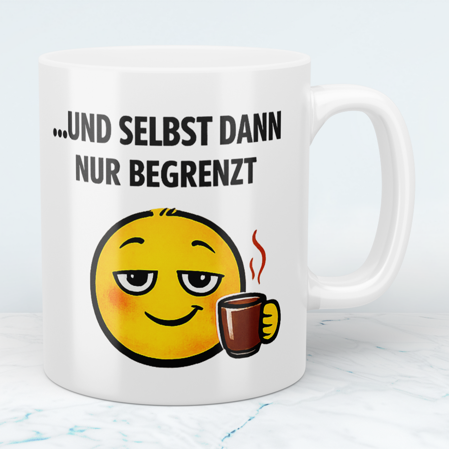 Ich funktioniere erst nach Kaffee – Lustige Tasse mit Spruch | Geschenk für Büro & Morgenmuffel