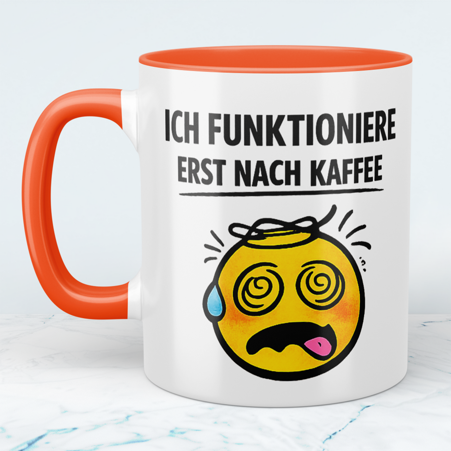 Ich funktioniere erst nach Kaffee – Lustige Tasse mit Spruch | Geschenk für Büro & Morgenmuffel