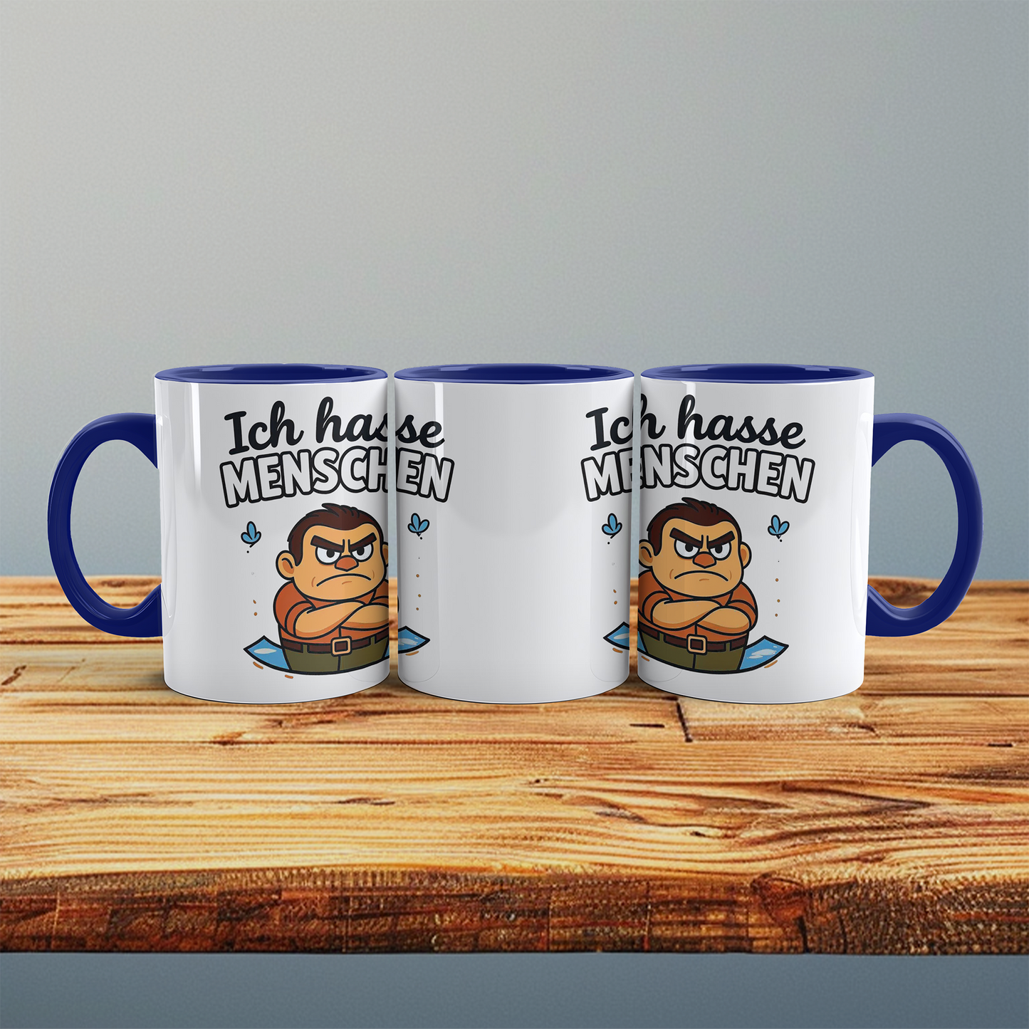 Kollegen-Geschenk: Bedruckte Tasse „Ich hasse Menschen“ – Für den humorvollen Arbeitsplatz