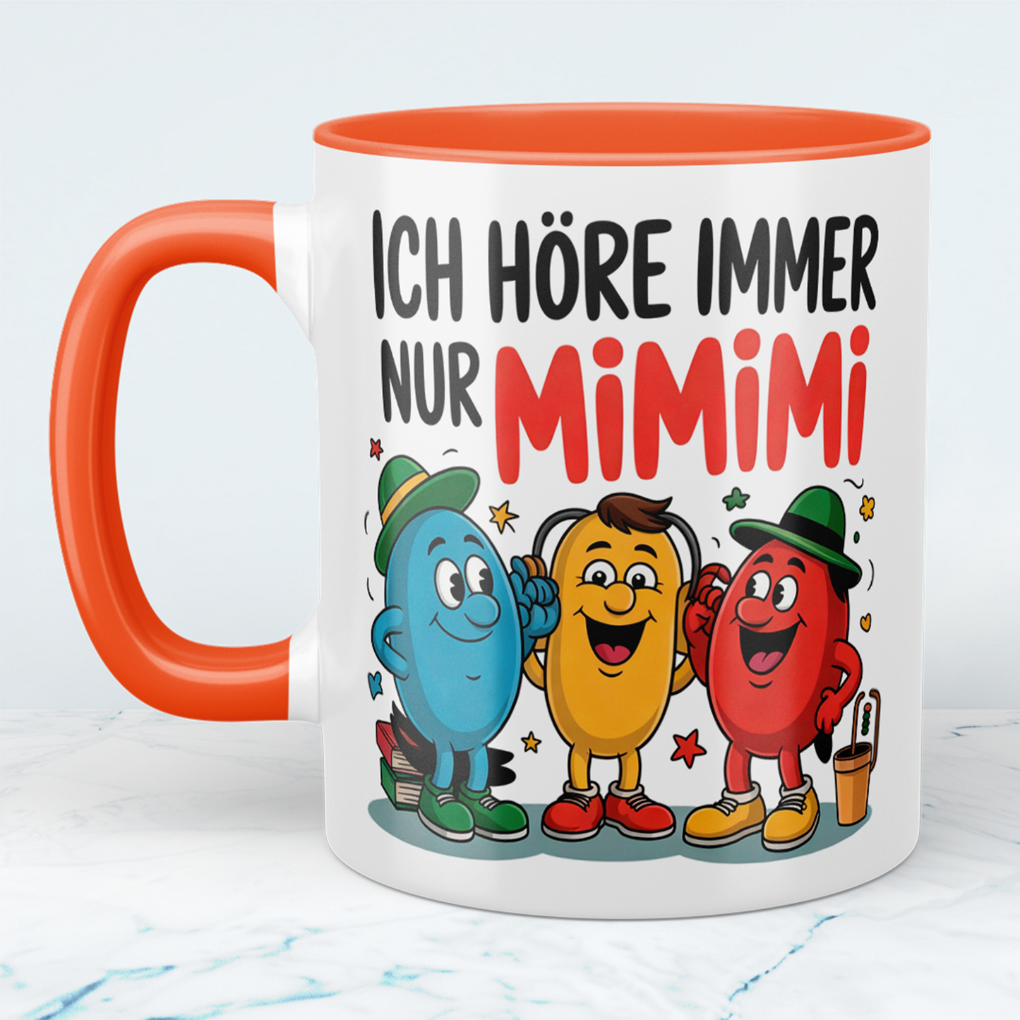 Lustige Spruchtasse – Ich höre immer nur MIMIMI – Perfektes Geschenk für Büro, Kollegen & Freunde