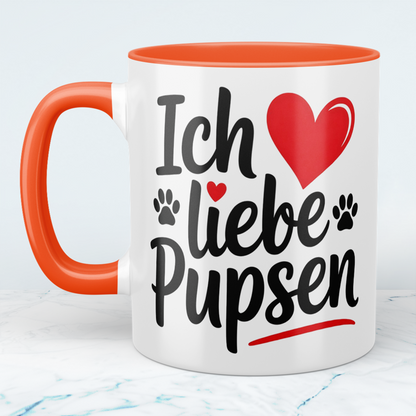 Spaß-Tasse „Ich liebe Pupsen“ – Lustiges Geschenk für den Freund, Kollegen oder Partner