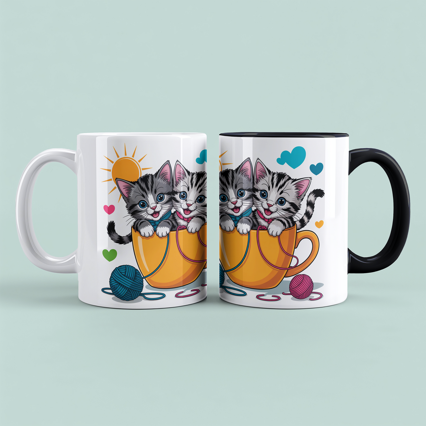 Niedliche Kätzchen-Tasse: Lustiges Geschenk für Kinder – Für kleine Tierliebhaber und große Freude!
