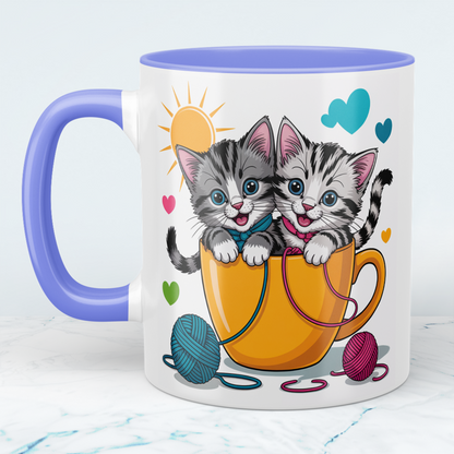 Niedliche Kätzchen-Tasse: Lustiges Geschenk für Kinder – Für kleine Tierliebhaber und große Freude!