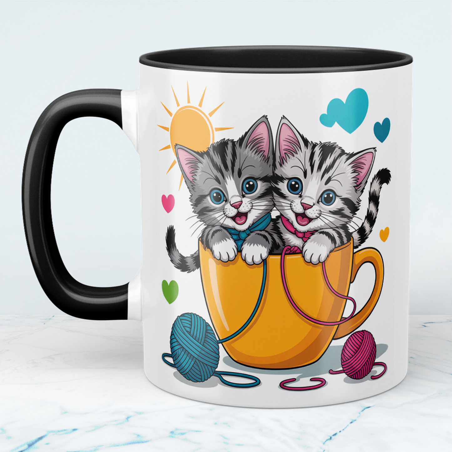 Niedliche Kätzchen-Tasse: Lustiges Geschenk für Kinder – Für kleine Tierliebhaber und große Freude!