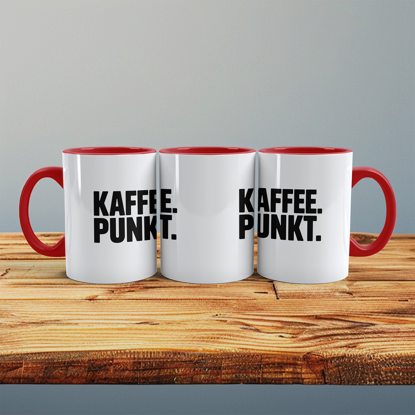 Tasse mit Spruch „Kaffee. Punkt.“ – Lustiges Geschenk für Büro, Familie & Freunde
