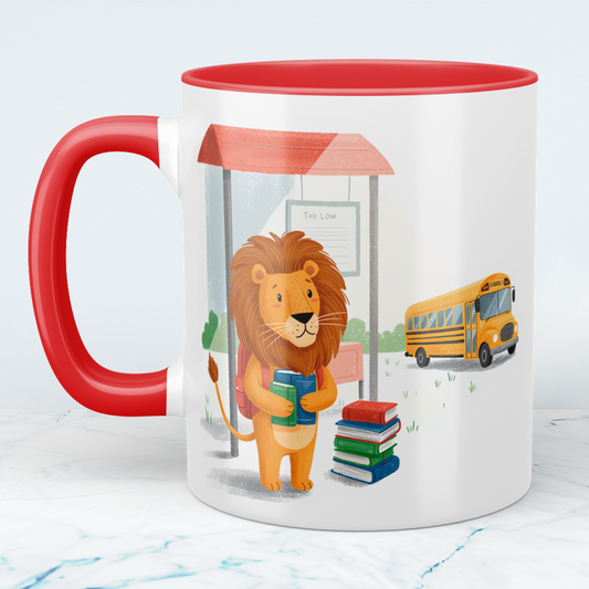 Lustige Löwen-Tasse: Perfektes Geschenk für Kinder – Spaß für die Schule & beim Trinken!