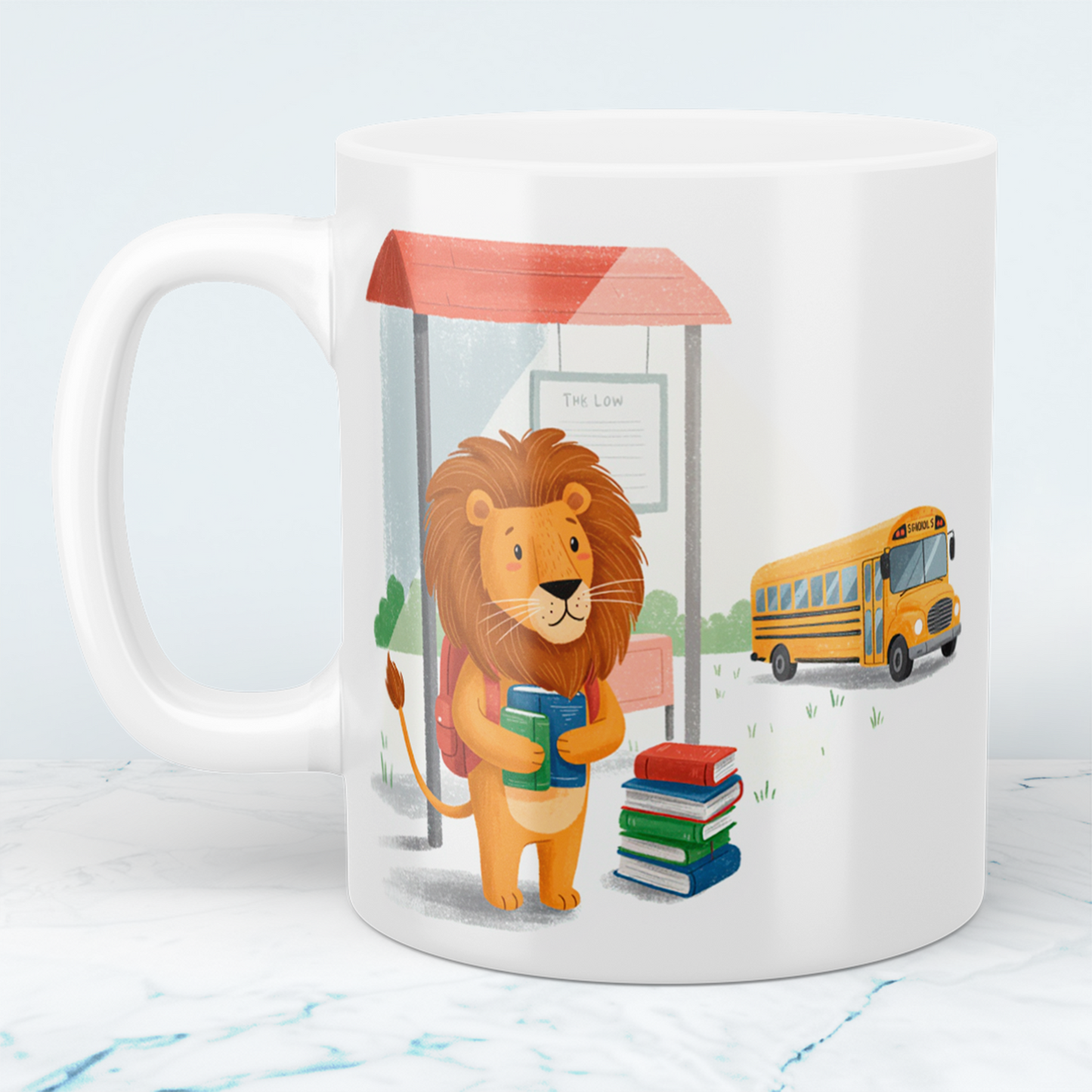 Lustige Löwen-Tasse: Perfektes Geschenk für Kinder – Spaß für die Schule & beim Trinken!