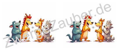 Lustige Cartoon-Kindertasse: Magische Tiere, bunte Designs, perfekt für kleine Abenteuerlustige!