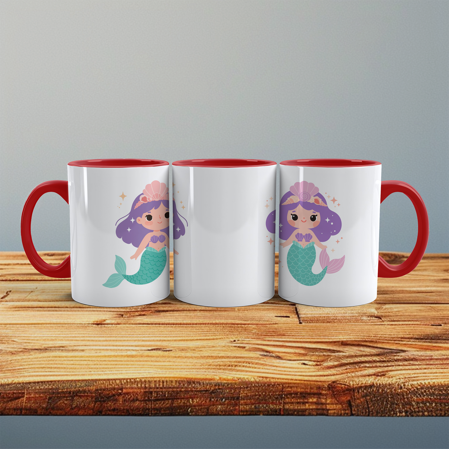 Meerjungfrau Tasse für Kinder – Süße, bedruckte Geschenk-Tasse