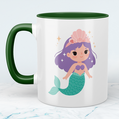 Meerjungfrau Tasse für Kinder – Süße, bedruckte Geschenk-Tasse