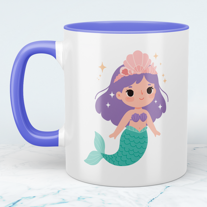 Meerjungfrau Tasse für Kinder – Süße, bedruckte Geschenk-Tasse