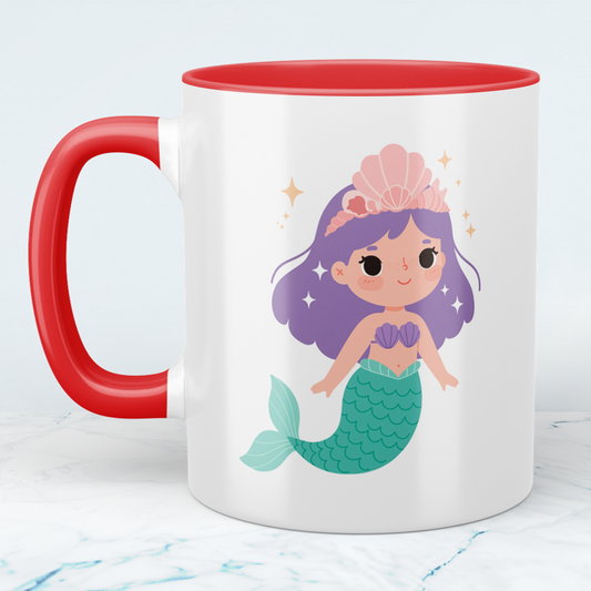 Meerjungfrau Tasse für Kinder – Süße, bedruckte Geschenk-Tasse