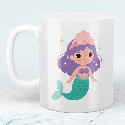Meerjungfrau Tasse für Kinder – Süße, bedruckte Geschenk-Tasse