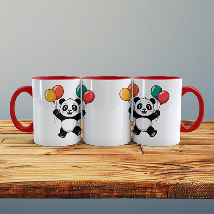 Lustige Kindertasse mit Panda & Bär – Niedliches Geschenk für Kinder