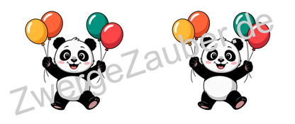 Lustige Kindertasse mit Panda & Bär – Niedliches Geschenk für Kinder
