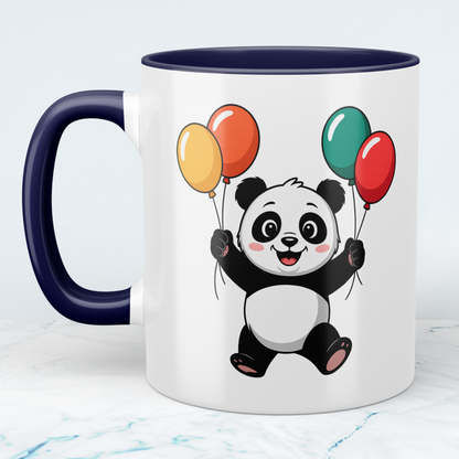 Lustige Kindertasse mit Panda & Bär – Niedliches Geschenk für Kinder