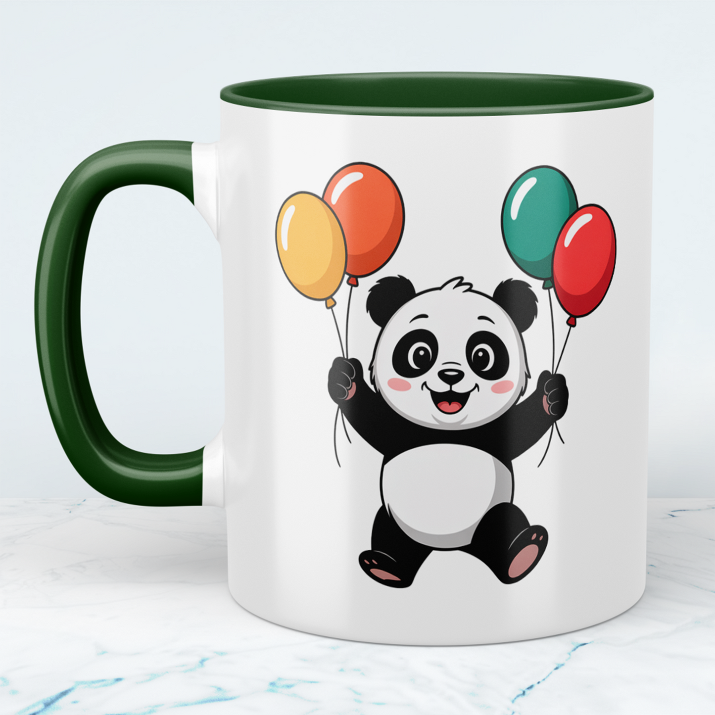 Lustige Kindertasse mit Panda & Bär – Niedliches Geschenk für Kinder