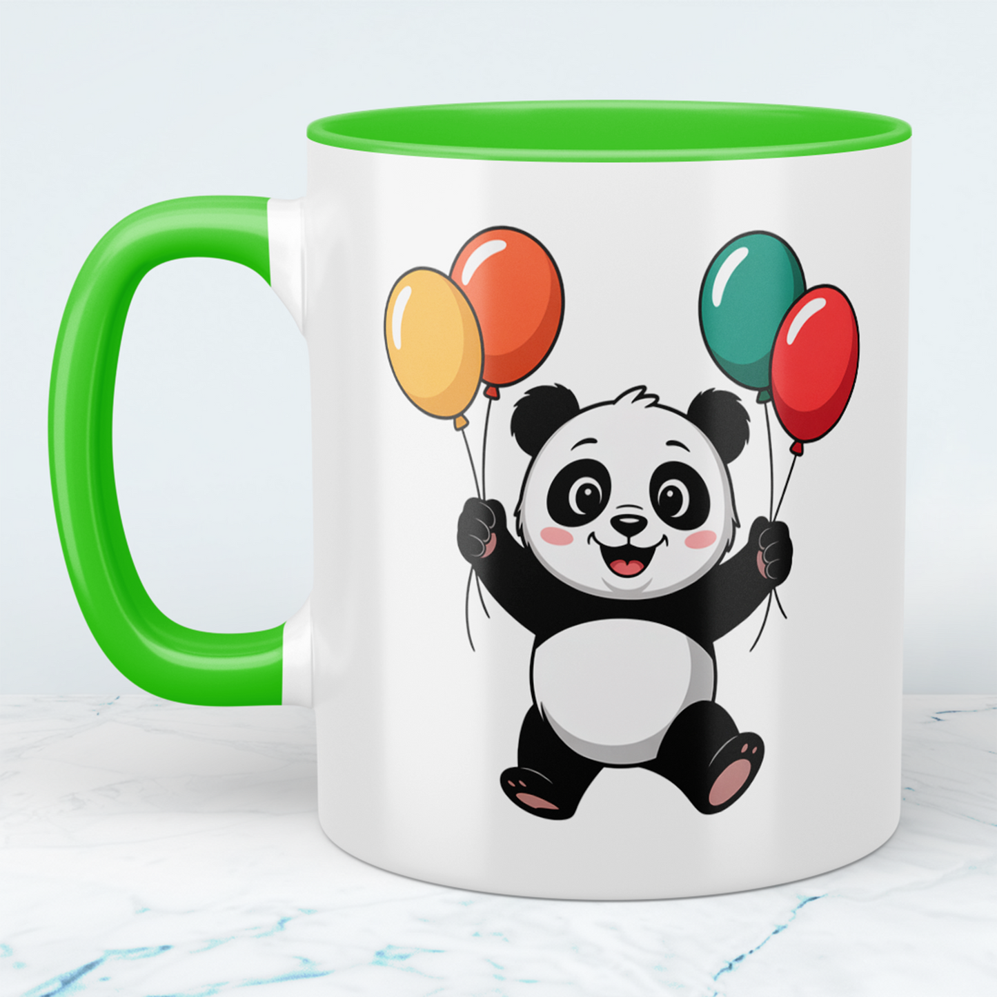 Lustige Kindertasse mit Panda & Bär – Niedliches Geschenk für Kinder