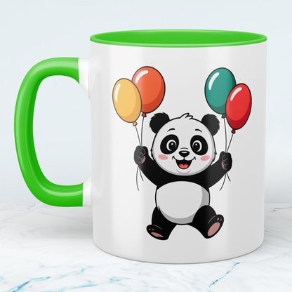 Lustige Kindertasse mit Panda & Bär – Niedliches Geschenk für Kinder