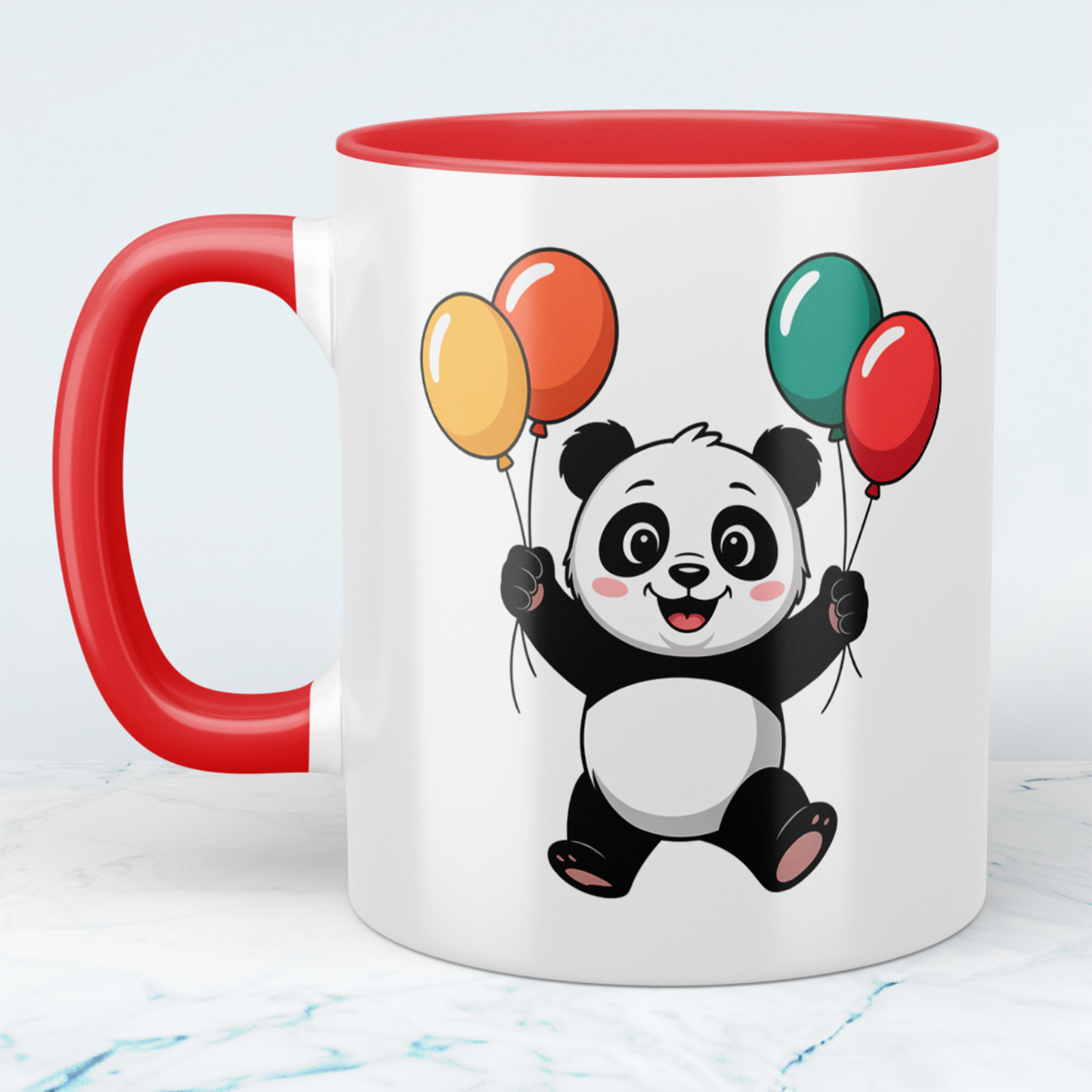 Lustige Kindertasse mit Panda & Bär – Niedliches Geschenk für Kinder