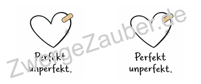 Lustige Bürotasse mit Spruch „Perfekt – unperfekt“ | Geschenk für Kollegen & Arbeit