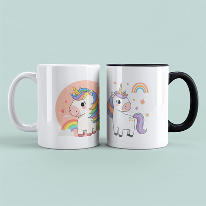 Niedliche Pony Einhorn Tasse für Kinder – Familienfreundliches Geschenk