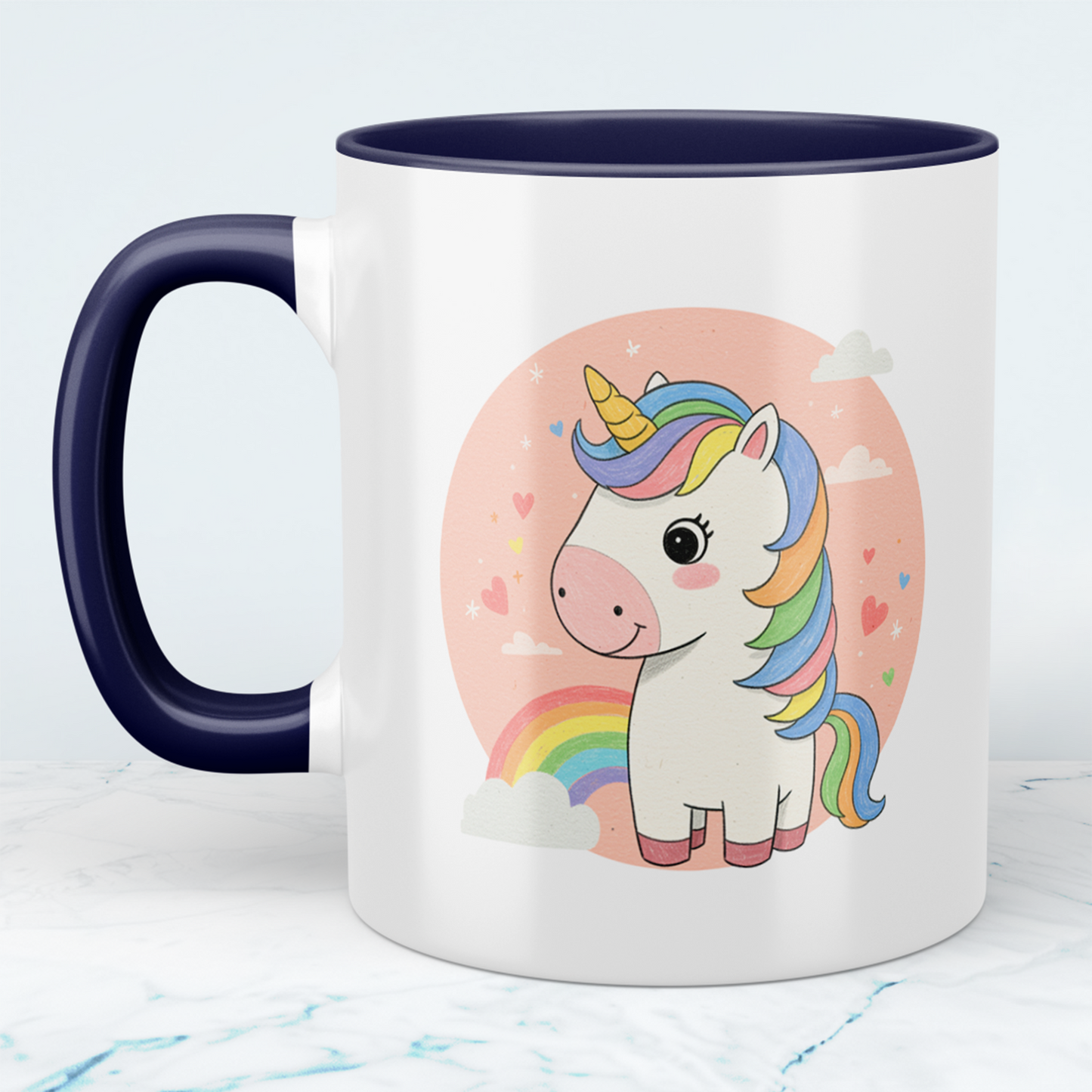 Niedliche Pony Einhorn Tasse für Kinder – Familienfreundliches Geschenk