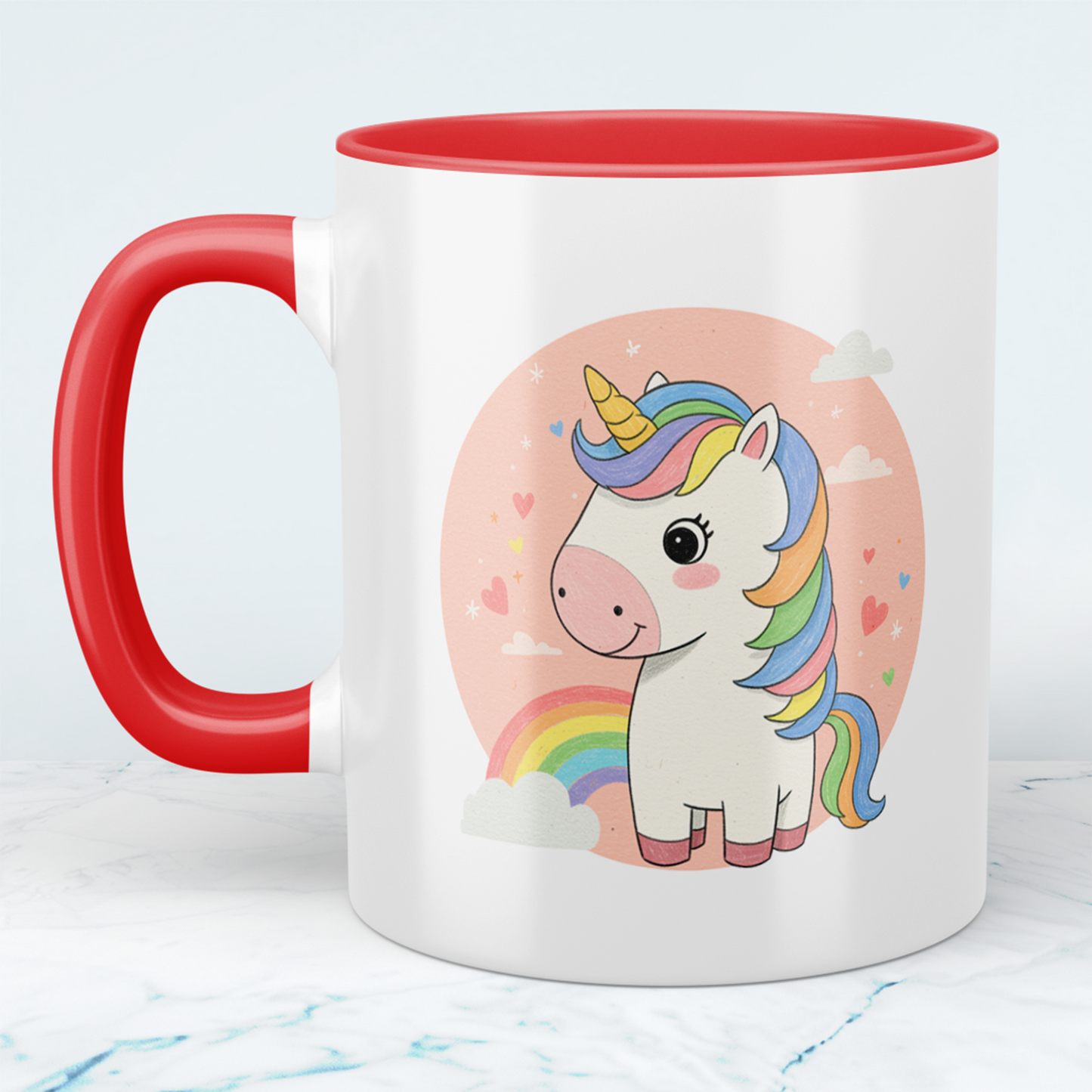 Niedliche Pony Einhorn Tasse für Kinder – Familienfreundliches Geschenk