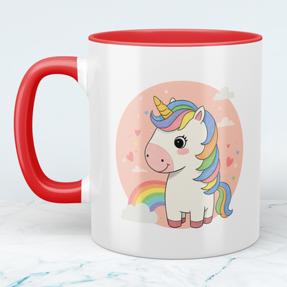 Niedliche Pony Einhorn Tasse für Kinder – Familienfreundliches Geschenk