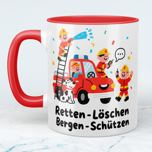 3D mug sloth - good morning coffee, sublimation print, mug size 11oz (330 ml), beautiful motif, various colors available