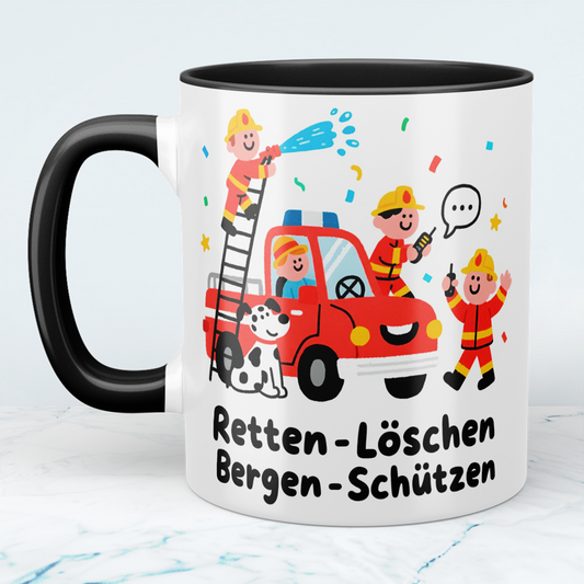 3D mug sloth - good morning coffee, sublimation print, mug size 11oz (330 ml), beautiful motif, various colors available