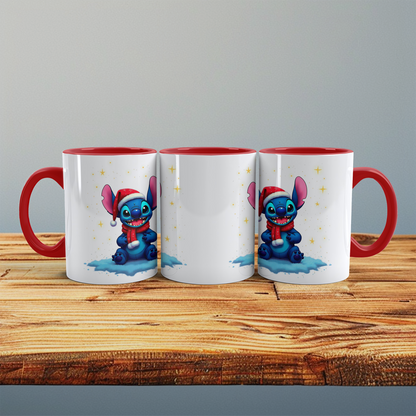 Jingle Bells und Stitch – Die ideale Tasse für festliche Trinkpausen!