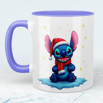 Jingle Bells und Stitch – Die ideale Tasse für festliche Trinkpausen!