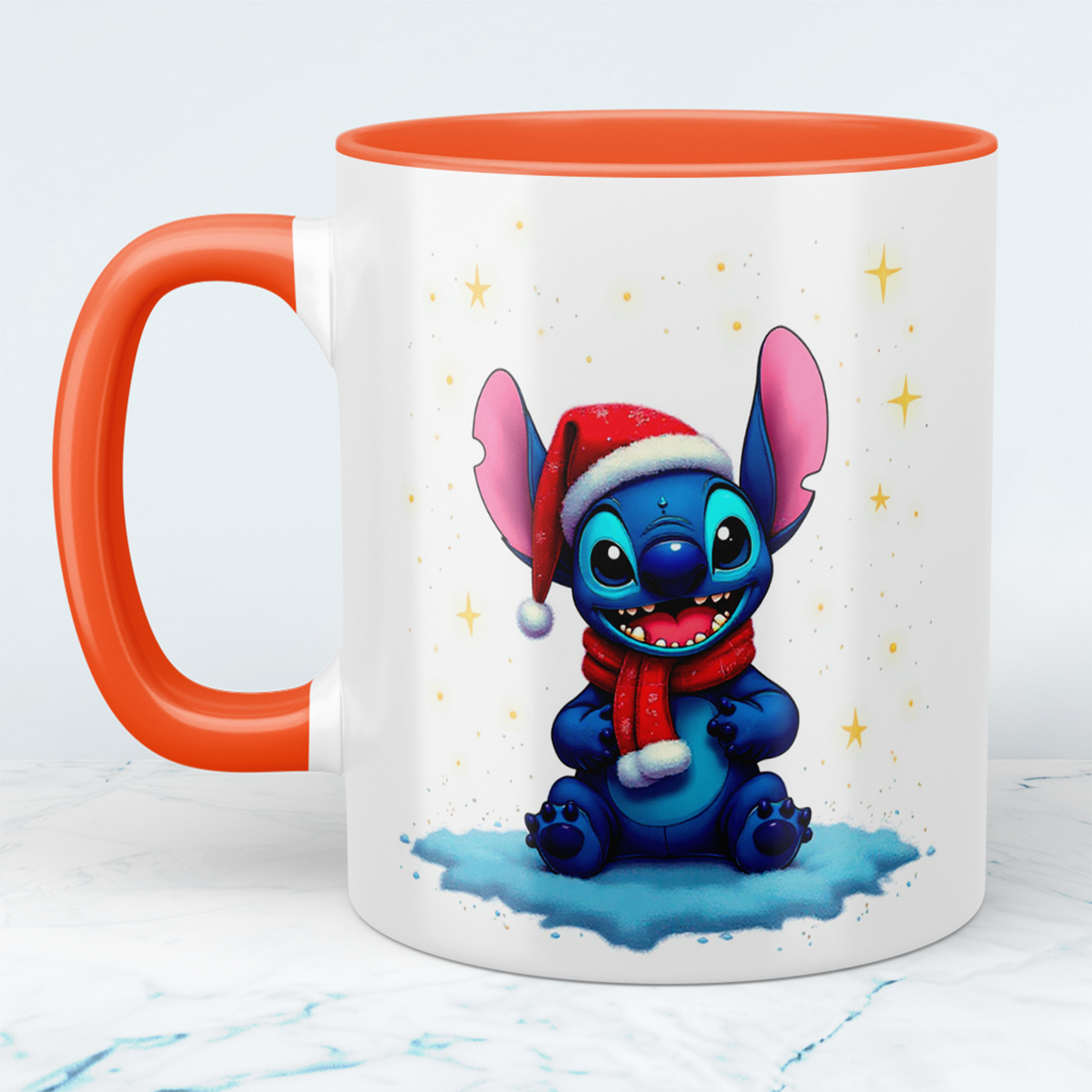 Jingle Bells und Stitch – Die ideale Tasse für festliche Trinkpausen!