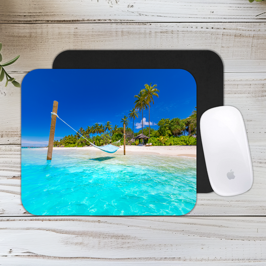 Hochwertiges Mauspad mit Strandfoto – Perfekt für ein entspanntes Arbeits- oder Gaming-Erlebnis
