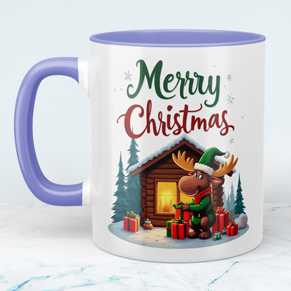 Charmante Tasse mit lustigem Weihnachtselch – ideales Geschenk für Freunde und Familie in der Weihnachtszeit!