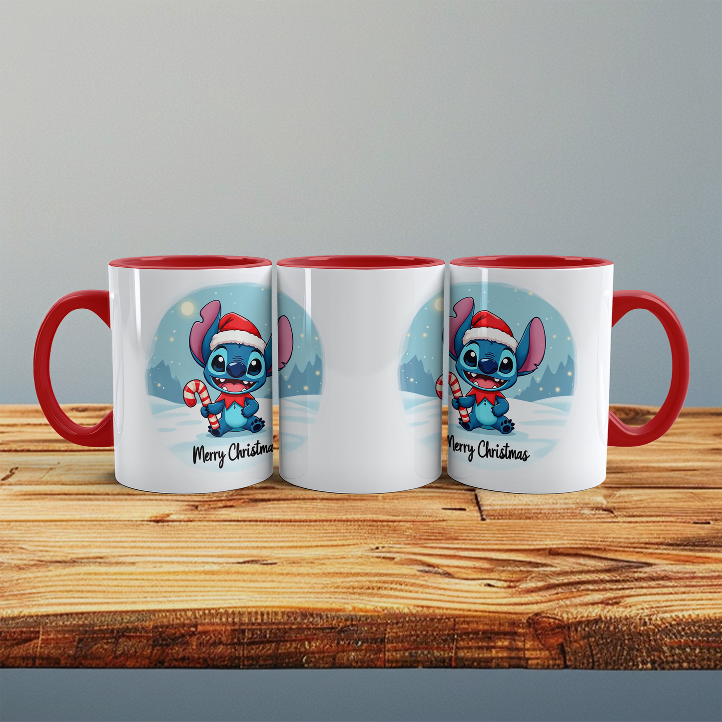 Humorvolle Stitch Merry Christmas Tasse – bedruckte Tasse, das perfekte Geschenk für die Weihnachtszeit!