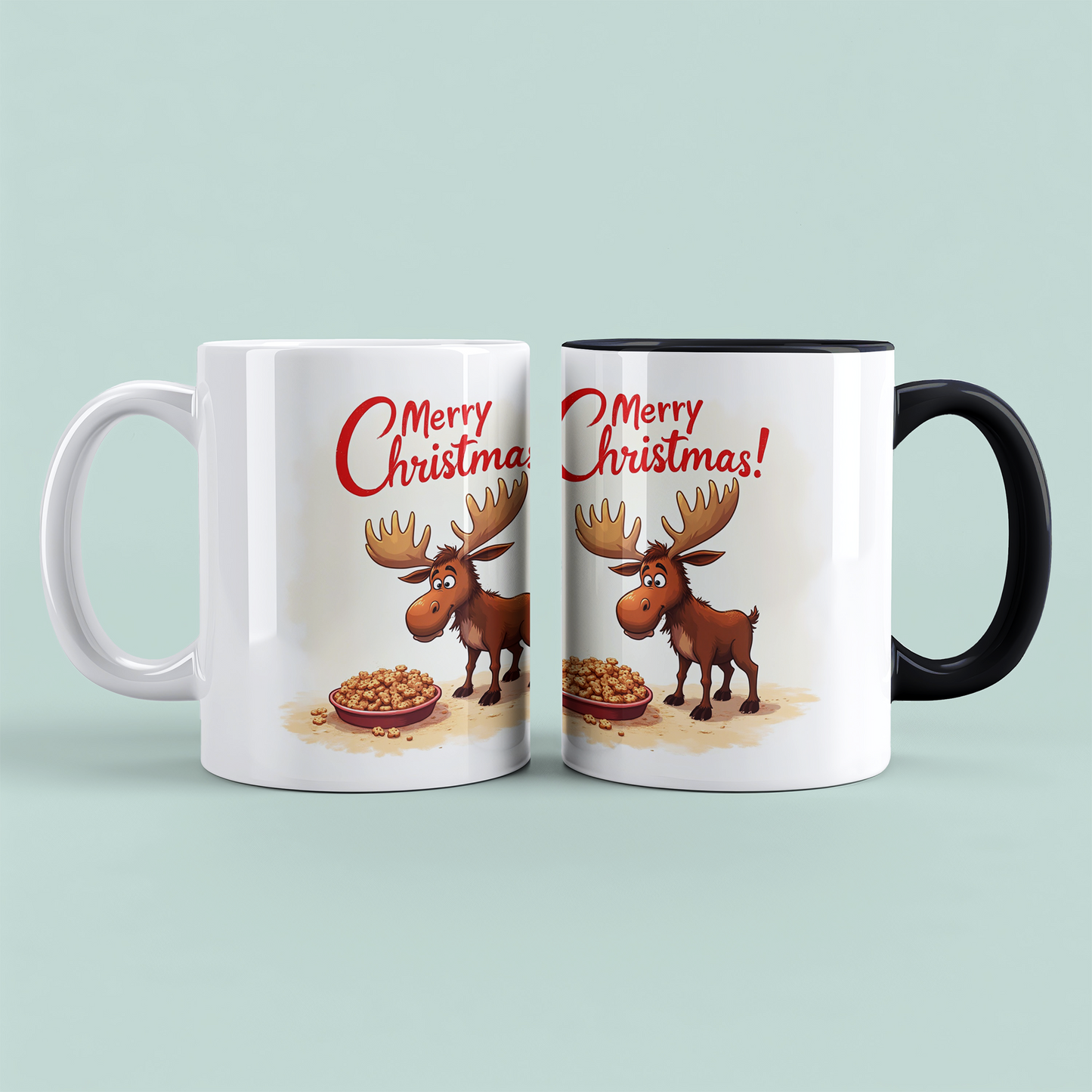 Weihnachtstasse mit witzigem Elch – Das perfekte Geschenk für Weihnachtsliebhaber!
