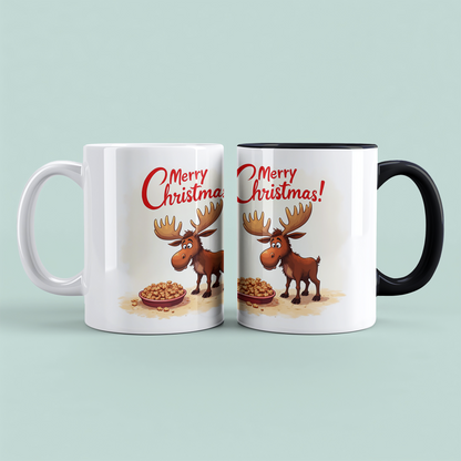 Weihnachtstasse mit witzigem Elch – Das perfekte Geschenk für Weihnachtsliebhaber!