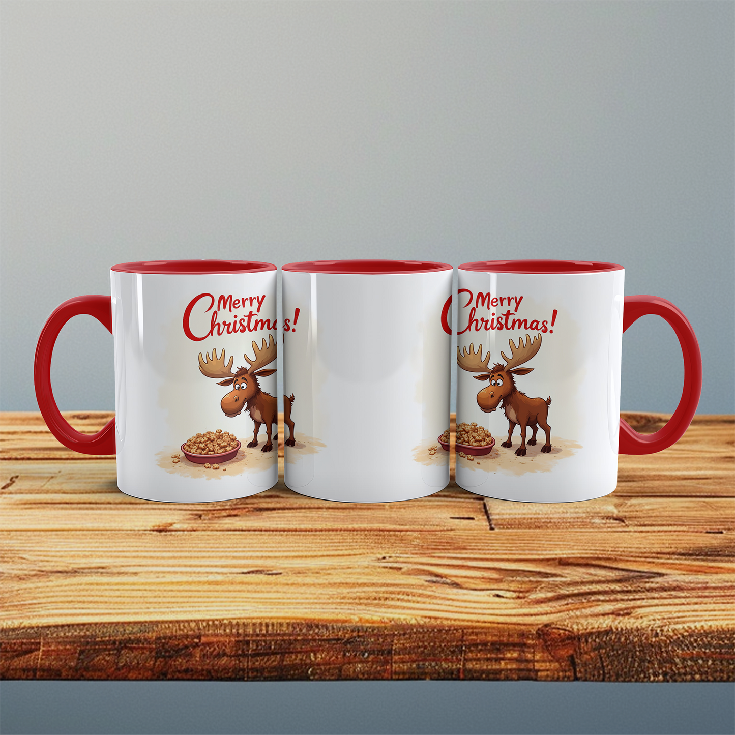 Weihnachtstasse mit witzigem Elch – Das perfekte Geschenk für Weihnachtsliebhaber!