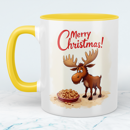 Weihnachtstasse mit witzigem Elch – Das perfekte Geschenk für Weihnachtsliebhaber!