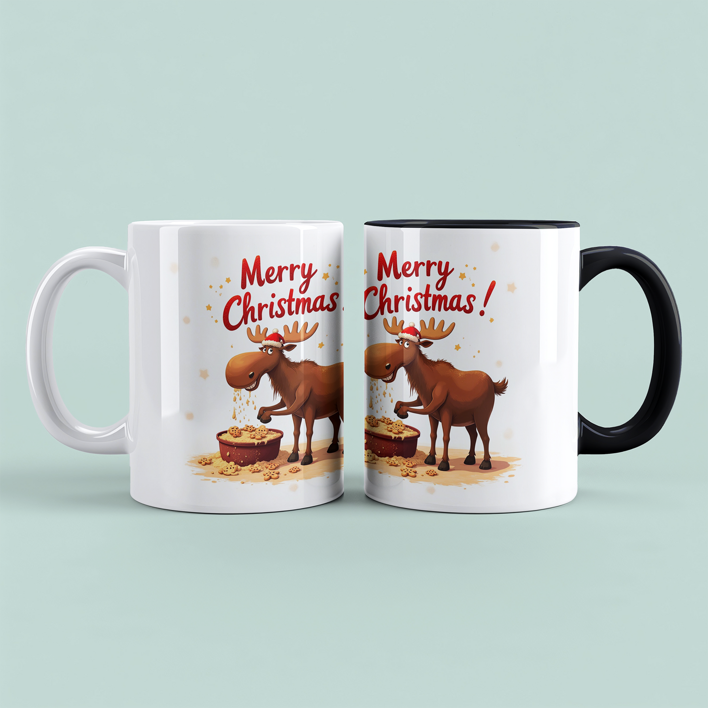 Lustige Merry Christmas Elch-Tasse – Geschenkidee für die festliche Saison!