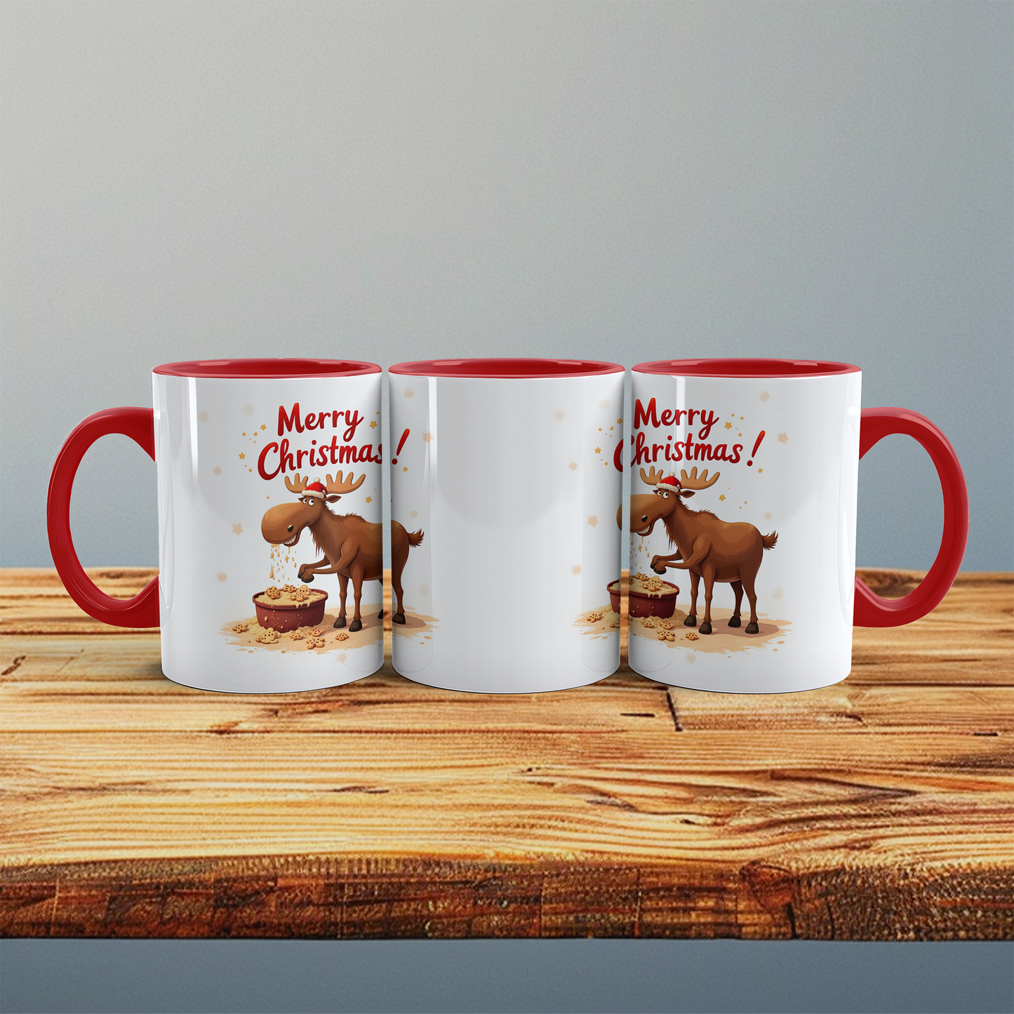 Lustige Merry Christmas Elch-Tasse – Geschenkidee für die festliche Saison!
