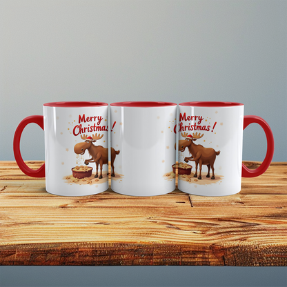 Lustige Merry Christmas Elch-Tasse – Geschenkidee für die festliche Saison!