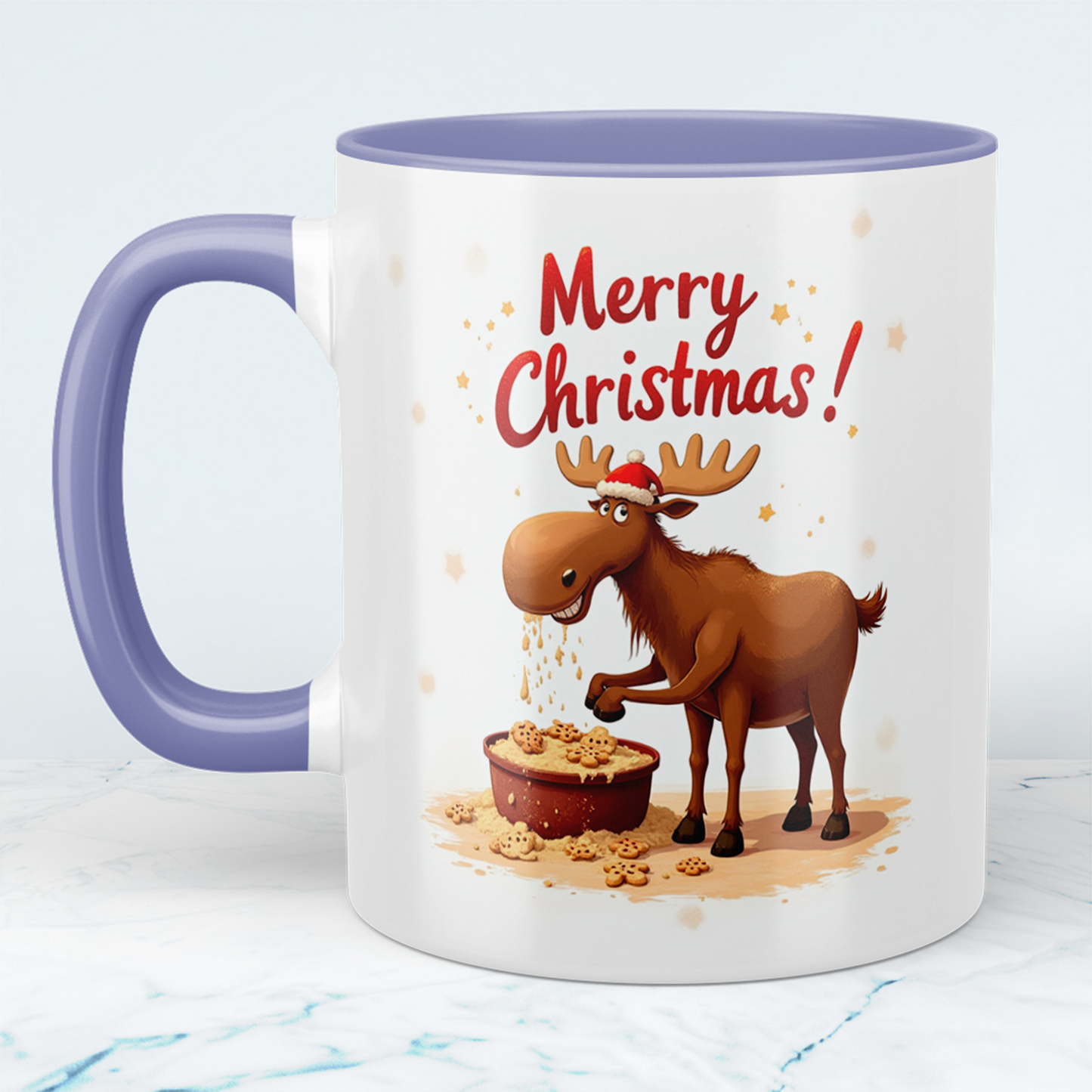 Lustige Merry Christmas Elch-Tasse – Geschenkidee für die festliche Saison!