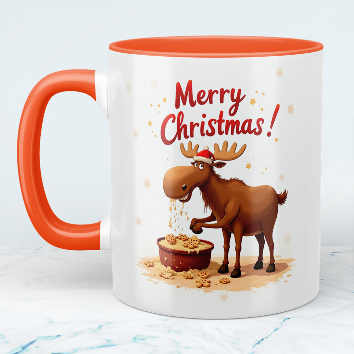Lustige Merry Christmas Elch-Tasse – Geschenkidee für die festliche Saison!