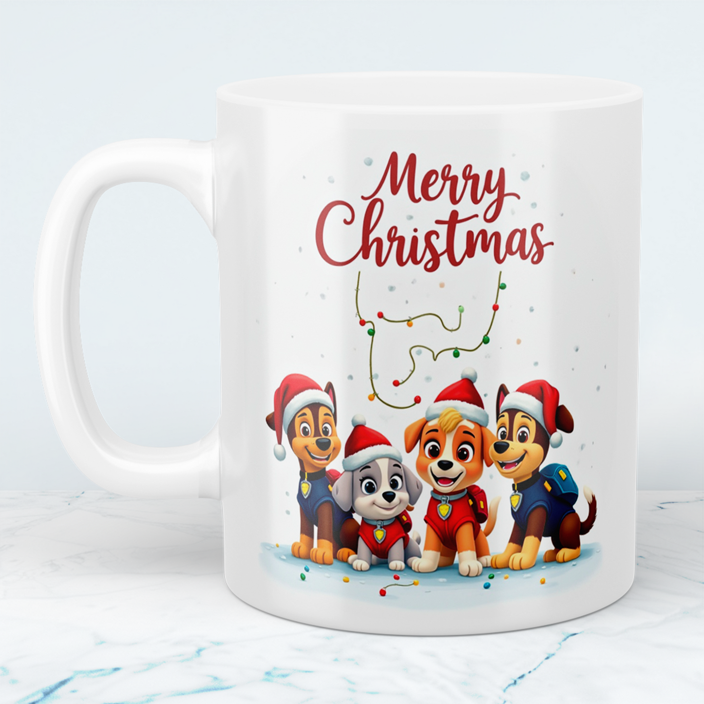 Frohe Weihnachten Paw Patrol-Tasse – Das ideale Geschenk für junge Fans in der festlichen Saison!