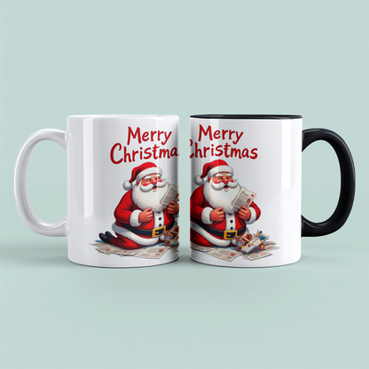 Lustige Weihnachts-Tasse mit Weihnachtsmann-Design – Perfektes Geschenk für ein fröhliches Merry Christmas!