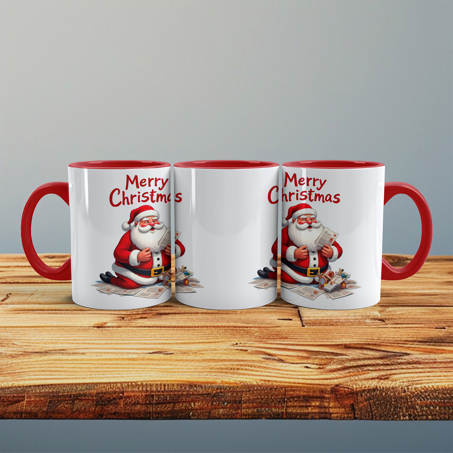 Lustige Weihnachts-Tasse mit Weihnachtsmann-Design – Perfektes Geschenk für ein fröhliches Merry Christmas!